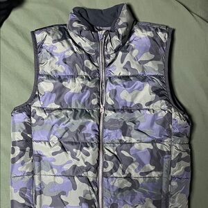 GAP Kids green/blue Camouflage Vest